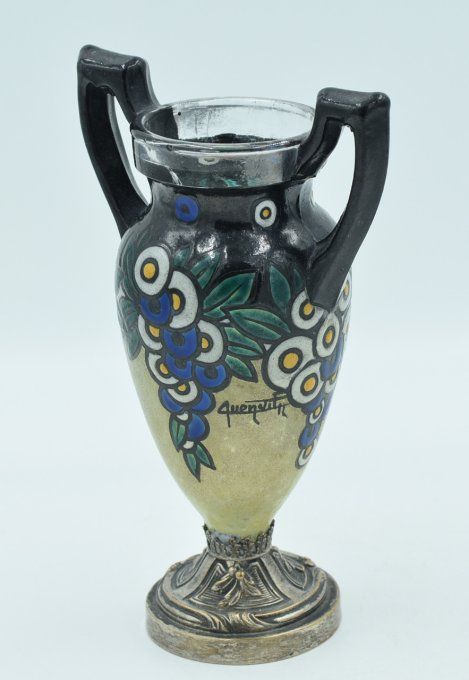 Henri Quenvil – Vase amphore Art Déco