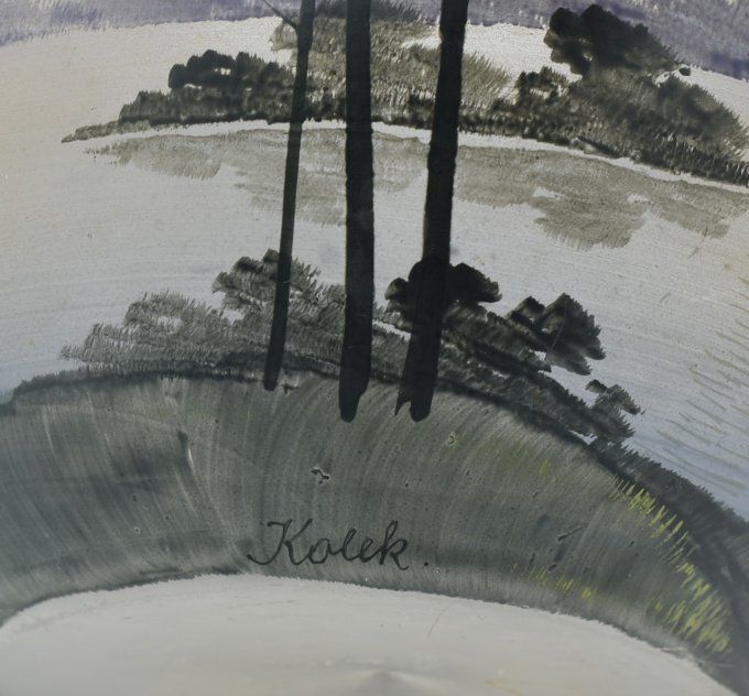 Kolek – Vase paysage lacustre