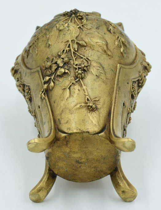 Louchet, Paris - Vase Art Nouveau – Bronze doré 