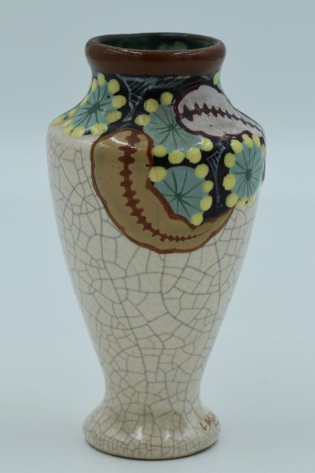 Louis Auguste Dage - Vase polychrome