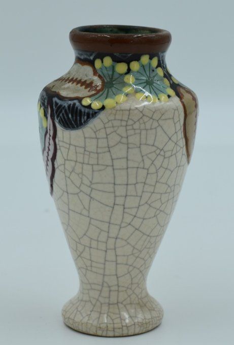 Louis Auguste Dage - Vase polychrome