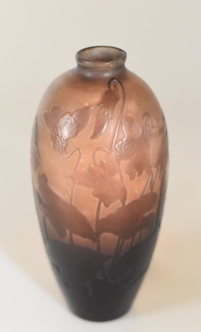 D’Argental – Vase ovoïde 