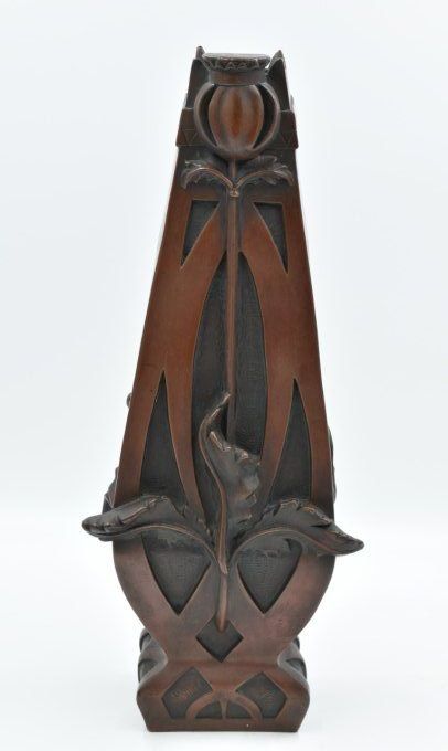 Grand vase Art Nouveau – Cuivre 