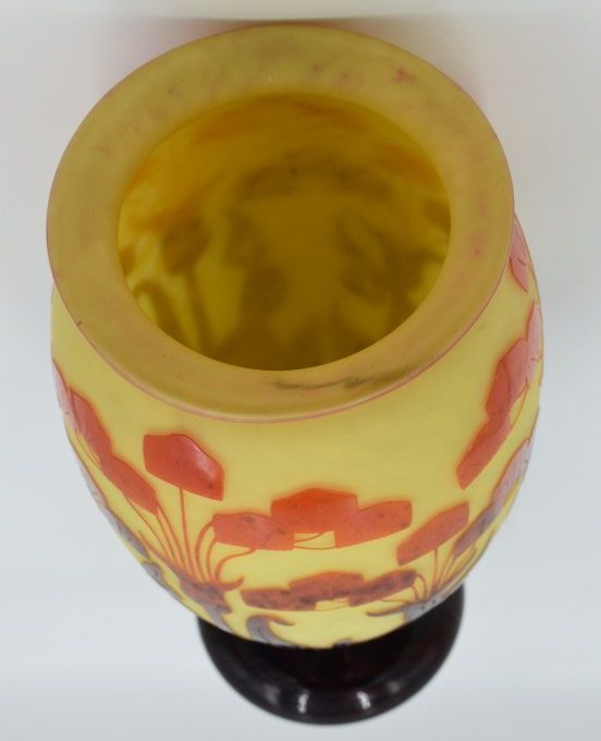 Le Verre Français -  Grand vase "Yucca" 