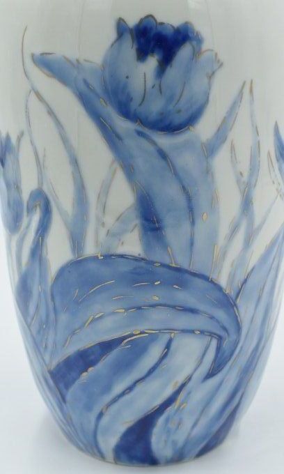 Camille Tharaud - Vase balustre à décor floral
