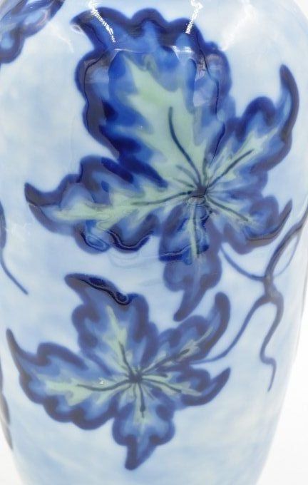 Camille Tharaud - Vase balustre décor pampres de vigne