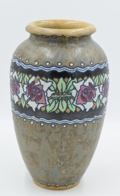 Charles Catteau – Vase potiche large ouverture 