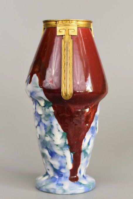 D’Argyl, vase conique Art Déco 