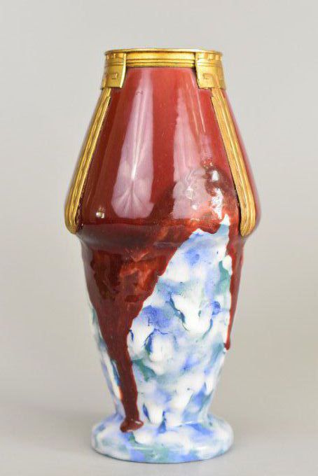 D’Argyl, vase conique Art Déco 