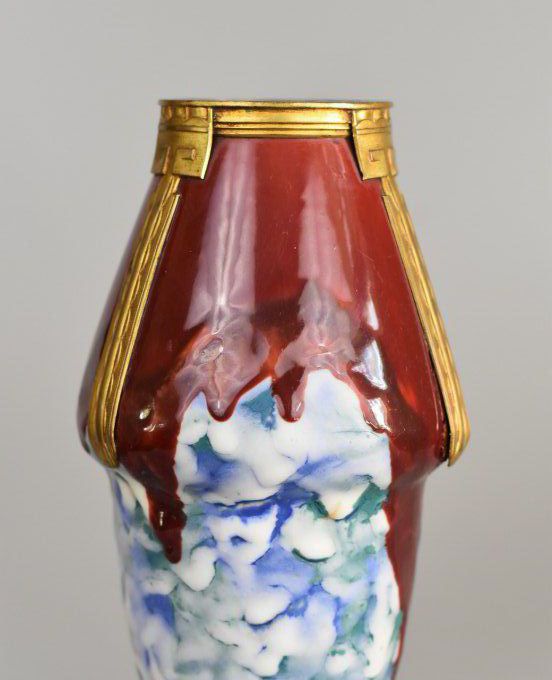 D’Argyl, vase conique Art Déco 