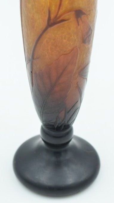 Daum – Vase soliflore à pense