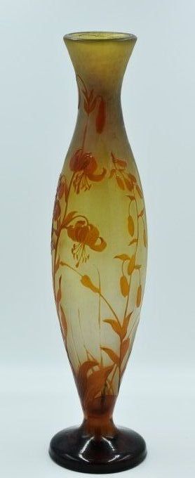 Gallé – Grand vase balustre