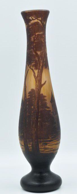 Loetz/Richard grand vase long col