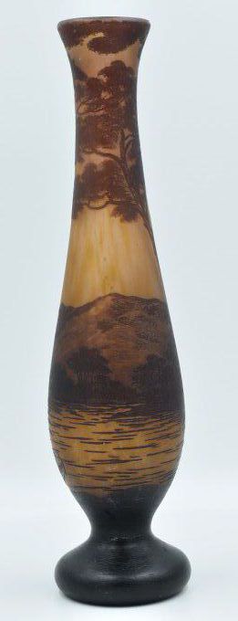 Loetz/Richard grand vase long col