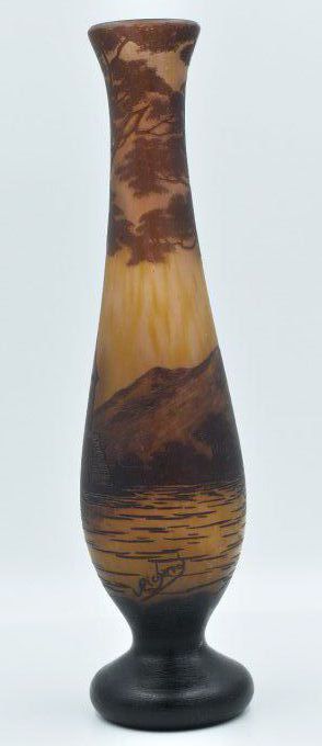 Loetz/Richard grand vase long col