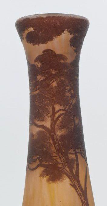 Loetz/Richard grand vase long col