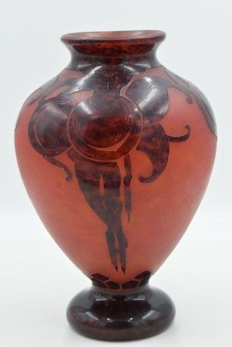 Schneider – Le Verre Français – Vase  balustre