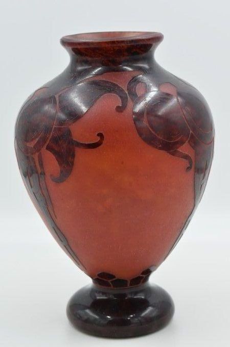 Schneider – Le Verre Français – Vase  balustre