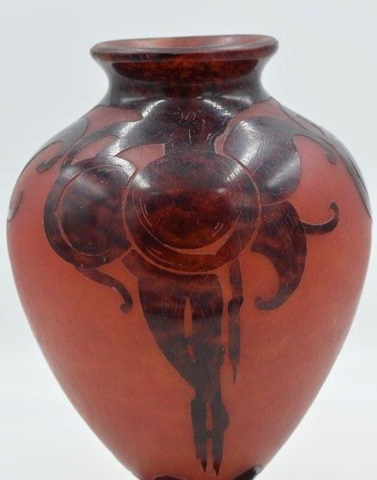 Schneider – Le Verre Français – Vase  balustre